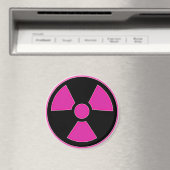 Radioactief roze magneet (Insitu (Vaatwasser))