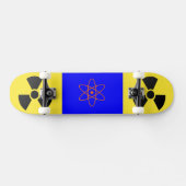 Radioactief Sign Skateboard (Horizontaal)