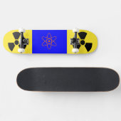 Radioactief Sign Skateboard (Horizontaal)