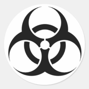 Radioactief Sign Sticker