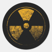 Radioactief - sticker (Voorkant)