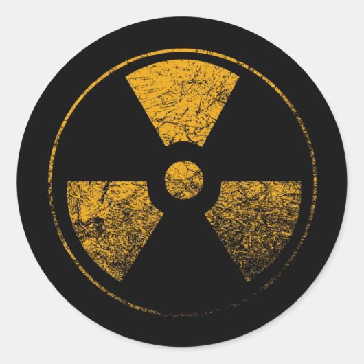 Radioactief - sticker (Voorkant)