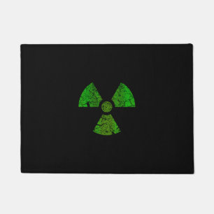 Radioactief Symbol Deurmat