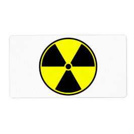 Radioactief Symbol Etiket