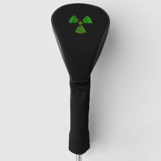 Radioactief Symbol Golfheadcover (Voorkant)