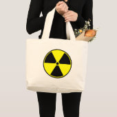 Radioactief Symbol Grote Tote Bag (Voorkant (product))