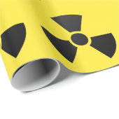 Radioactief symbool cadeaupapier (Rol Hoek)