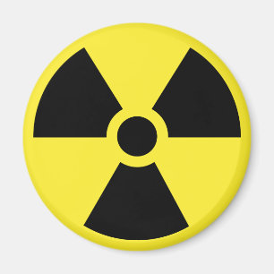 Radioactief Symbool Magnet