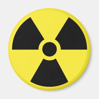 Radioactief Symbool Magnet
