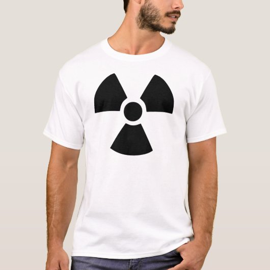 Radioactief symbool t-shirt (Voorkant)