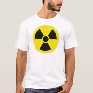 Radioactief symbool t-shirt