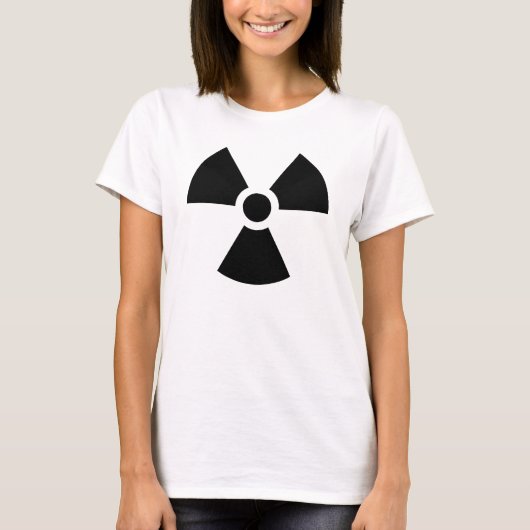 Radioactief symbool T-Shirts (Voorkant)