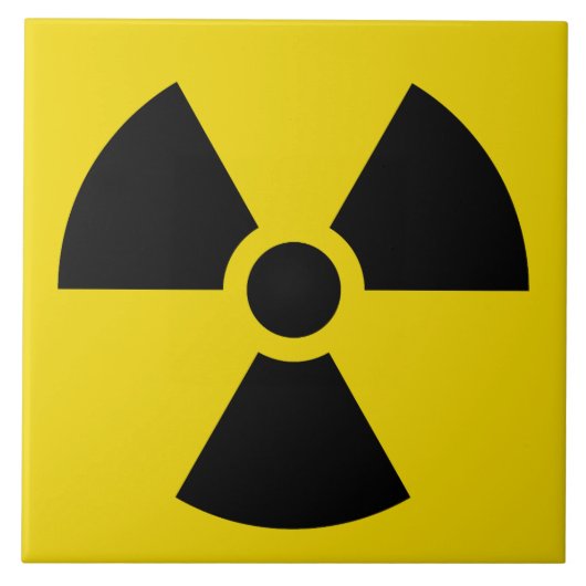 Radioactief Tegeltje (Voorkant)
