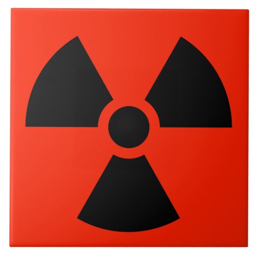 Radioactief Tegeltje (Voorkant)