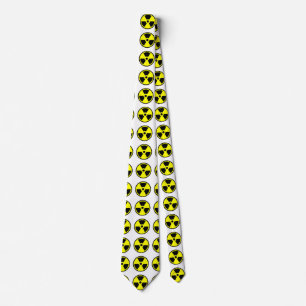 Radioactief Yellow And Black Symbol Stropdas
