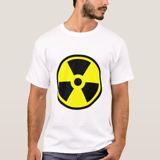 Radioactief Yellow And Black Symbol T-shirt (Voorkant)