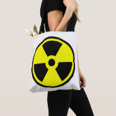 Radioactief Yellow And Black Symbol Tote Bag (Dichtbij)