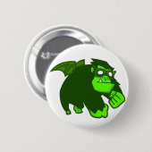 Radioactieve Ape! Ronde Button 5,7 Cm (Voorkant /achterkant)
