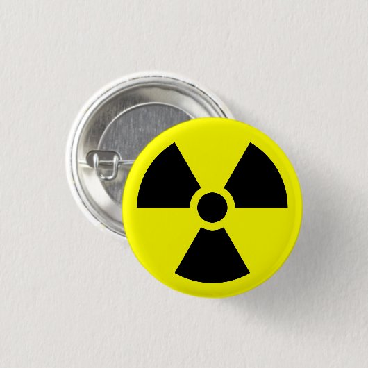 Radioactieve Button (Voorkant /achterkant)