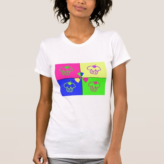 Radioactieve Cupcakes T-shirt (Voorkant)