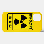 Radioactieve dj Case-Mate iPhone case (Achterkant (horizontaal))