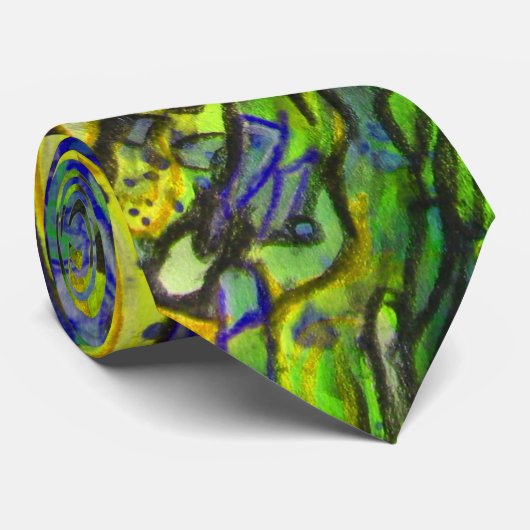 Radioactieve Downpour Stropdas (Opgerold)