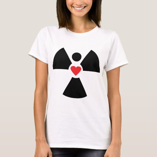 radioactieve engel hart t-shirt (Voorkant)