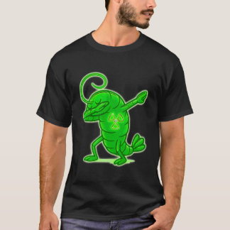 Radioactieve Garnaal Dab Meme Gloeit Grappig Ontwe T-shirt