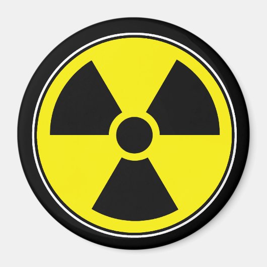 Radioactieve Grappige Magneet Humor (Voorkant)