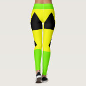 Radioactieve groene Leggings (Achterkant)