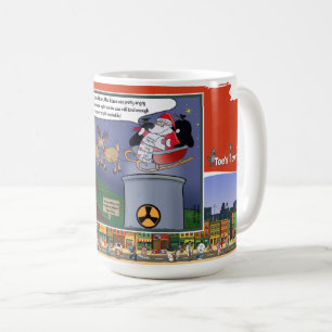 Radioactieve Kerstman Klassieke Kerst Koffiemok