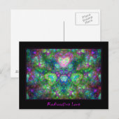 Radioactieve liefde briefkaart (Voorkant / Achterkant)