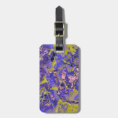 Radioactieve marmer bagagelabel (Voorkant verticaal)