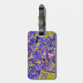 Radioactieve marmer bagagelabel (Achterkant verticaal)