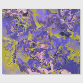 Radioactieve marmer cadeaupapier (Vlak)