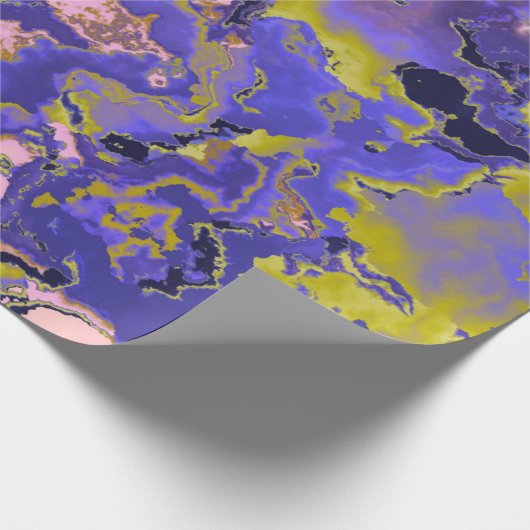 Radioactieve marmer cadeaupapier (Hoek)