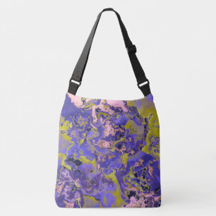 Radioactieve marmer crossbody tas
