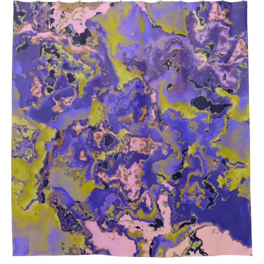 Radioactieve marmer douchegordijn (Voorkant)