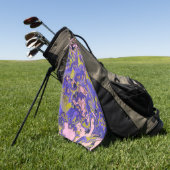 Radioactieve Marmer Golfhanddoek (Groen)