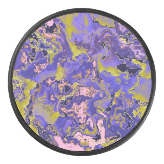 Radioactieve marmer hockey puck (Voorkant)