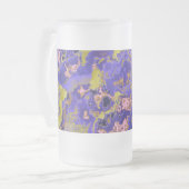 Radioactieve marmer matglas bierpul (Voorkant links)