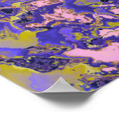 Radioactieve marmer poster (Hoek)