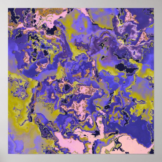 Radioactieve marmer poster (Voorkant)