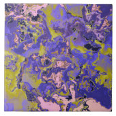 Radioactieve marmer tegeltje (Voorkant)