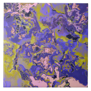 Radioactieve marmer tegeltje