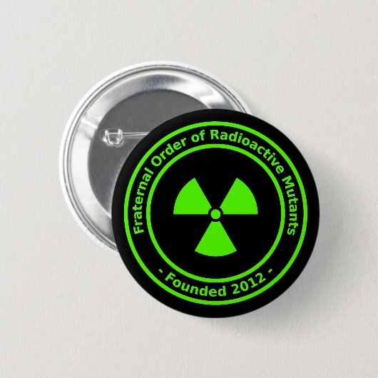 Radioactieve mutanten Button (Voorkant /achterkant)