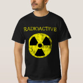 Radioactieve nucleaire straling Fallout symbool Ha T-shirt (Voorkant)