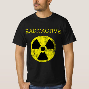 Radioactieve nucleaire straling Fallout symbool Ha T-shirt