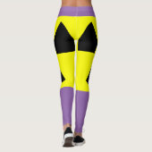 Radioactieve Paarse Leggings (Achterkant)