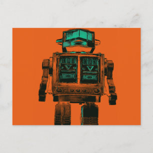 Radioactieve Robot Rebellion Briefkaart